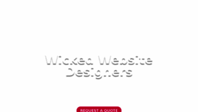 What Wickedwebsitedesigners.com website looked like in 2018 (5 years ago)