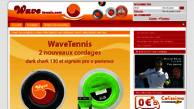 What Wavetennis.com website looked like in 2018 (5 years ago)