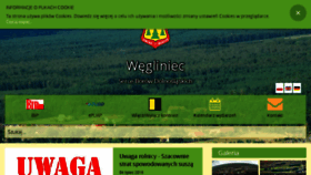 What Wegliniec.pl website looked like in 2018 (5 years ago)