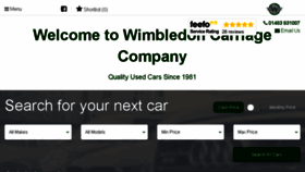 What Wimbledoncarriage.co.uk website looked like in 2018 (5 years ago)