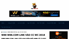 What W888vn.com website looked like in 2018 (5 years ago)