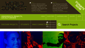 What Worldconnect-us.org website looked like in 2018 (7 years ago)