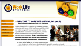 What Worklifesystems.com website looked like in 2018 (5 years ago)