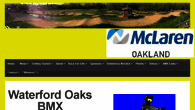 What Waterfordoaksbmx.com website looked like in 2018 (5 years ago)