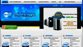 What Wdtelecom.com website looked like in 2018 (5 years ago)