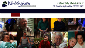 What Wintringham.org.au website looked like in 2018 (5 years ago)