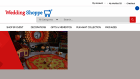 What Weddingshoppe.co.in website looked like in 2018 (5 years ago)