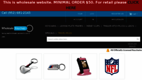 What Wholesalekeychain.com website looked like in 2018 (5 years ago)