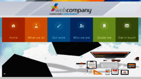 What Webcompany.co.za website looked like in 2018 (5 years ago)