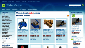 What Watermeters.com.au website looked like in 2018 (5 years ago)