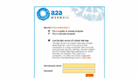 What Webmail.a2a.eu website looked like in 2018 (5 years ago)