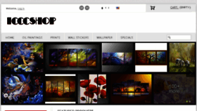 What Wallartbox.com website looked like in 2018 (5 years ago)