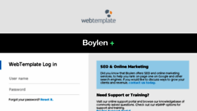 What Webtemplate.com.au website looked like in 2018 (5 years ago)