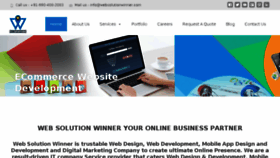 What Websolutionwinner.com website looked like in 2018 (5 years ago)