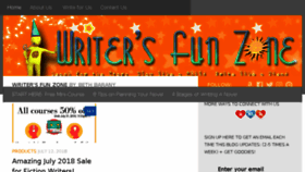 What Writersfunzone.com website looked like in 2018 (5 years ago)
