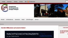 What Wangen-evangelisch.de website looked like in 2018 (5 years ago)