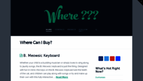 What Whereyoucanbuy.com website looked like in 2018 (5 years ago)