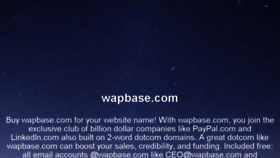 What Wapbase.com website looked like in 2018 (5 years ago)