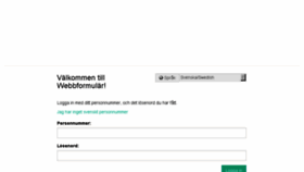 What Webbformular.sll.se website looked like in 2018 (5 years ago)