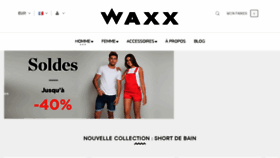 What Waxxstore.com website looked like in 2018 (5 years ago)