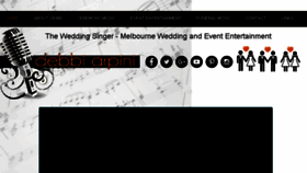 What Weddingsinger.com.au website looked like in 2018 (5 years ago)