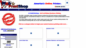 What Webprintshop.com website looked like in 2018 (5 years ago)