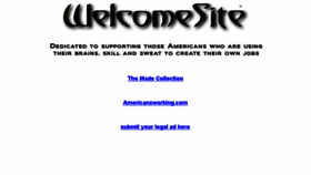 What Welcomesite.com website looked like in 2018 (5 years ago)