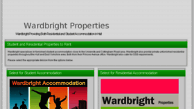 What Wardbright.co.uk website looked like in 2018 (5 years ago)