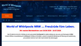 What Whirlpool-deutschland.de website looked like in 2018 (5 years ago)