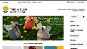 What Welshgiftshop.com website looked like in 2018 (5 years ago)