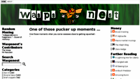 What Waspsnest.com website looked like in 2018 (5 years ago)
