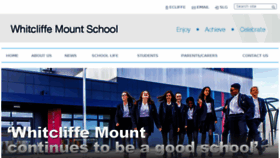 What Whitcliffemount.co.uk website looked like in 2018 (5 years ago)