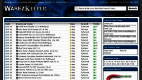 What Warezkeeper.com website looked like in 2018 (5 years ago)