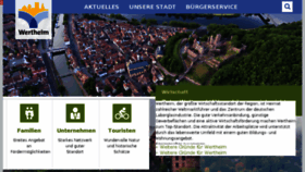 What Wertheim-main.de website looked like in 2018 (7 years ago)