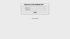 What Webmail.hsu-hh.de website looked like in 2018 (5 years ago)