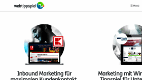 What Webtippspiel.de website looked like in 2018 (5 years ago)