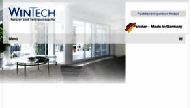 What Wintech-fenster.de website looked like in 2018 (5 years ago)