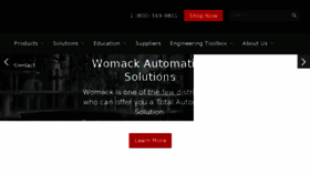 What Womackautomation.com website looked like in 2018 (5 years ago)