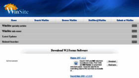 What W2-forms.winsite.com website looked like in 2018 (5 years ago)