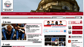 What Www2.senat.fr website looked like in 2018 (5 years ago)