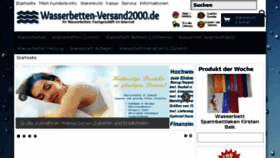 What Wasserbetten-versand2000.de website looked like in 2018 (5 years ago)