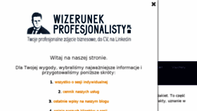 What Wizerunekprofesjonalisty.pl website looked like in 2018 (5 years ago)