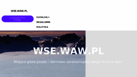 What Wse.waw.pl website looked like in 2018 (5 years ago)