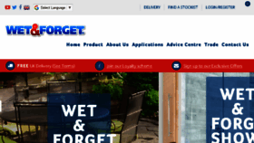 What Wetandforget.co.uk website looked like in 2018 (5 years ago)