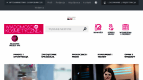 What Wiadomoscikosmetyczne.pl website looked like in 2018 (5 years ago)