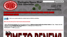 What Washwestcivic.org website looked like in 2018 (5 years ago)