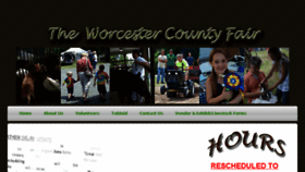 What Worcestercountyfair.com website looked like in 2018 (5 years ago)
