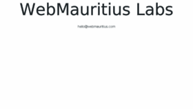 What Webmauritius.com website looked like in 2018 (5 years ago)