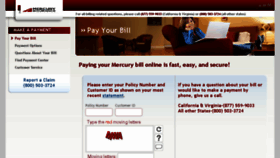What Webpay.mercuryinsurance.com website looked like in 2018 (5 years ago)