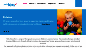 What Withkids.org.uk website looked like in 2018 (5 years ago)